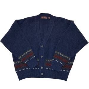 John Ashford Vintage Italian Knit Cardigan Sweater Women’s L
